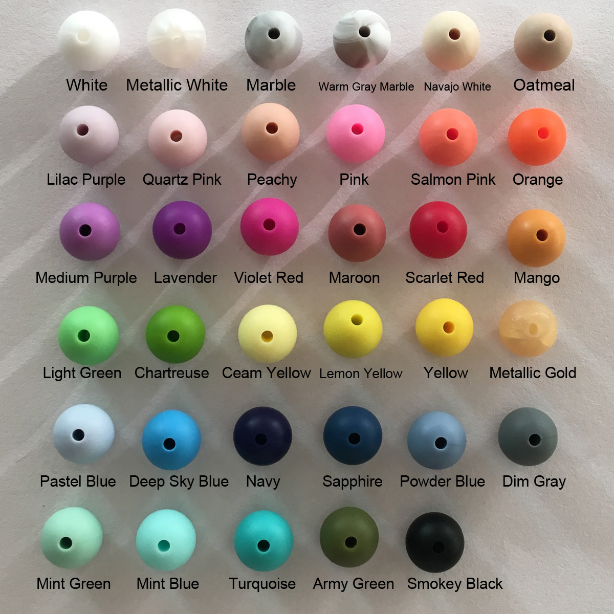 12mm round silicone beads wholesale