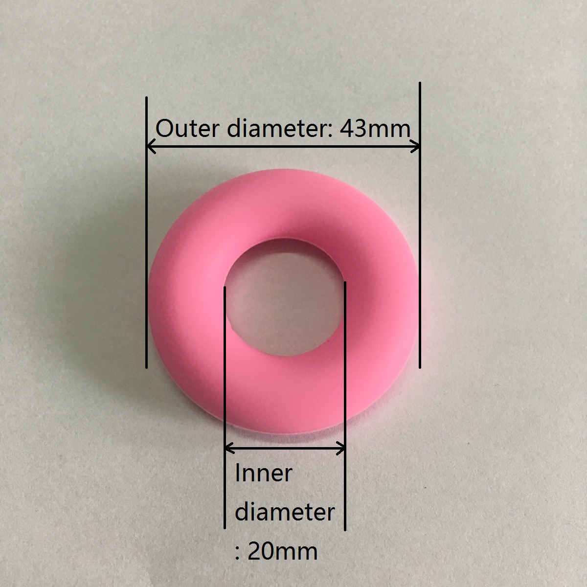 silicone donut beads