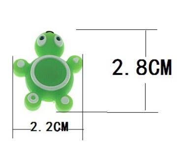silicone turtle bead