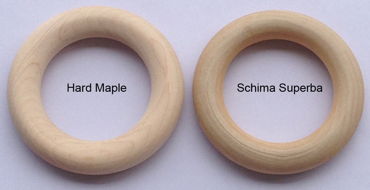 maple teething ring