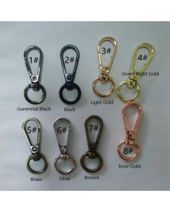 20pcs 41.36mm Round Swivel Snap Hooks