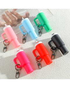 plastic tumbler keychain