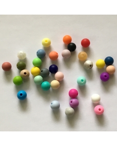 10pcs 9mm Round Silicone Beads 100% Food Grade Silicone Beads Baby Chewable Pacifier Beads Cheap Silicone Beads