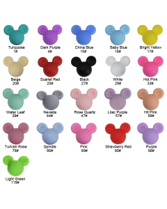 mouse silicone beads