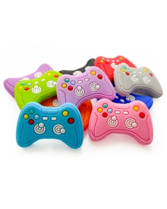 20pcs game controller silicone beads food grade silicone focal beads