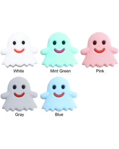 10pcs Halloween ghost silicone beads 100% food grade silicone beads