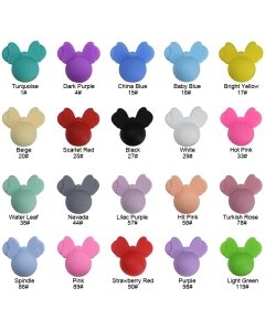mouse ear silicone beads