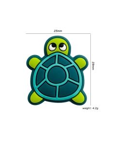 10pcs sea turtle focal beads 100% food grade silicone beads
