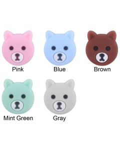 10pcs silicone bear beads 100% food grade silicone beads