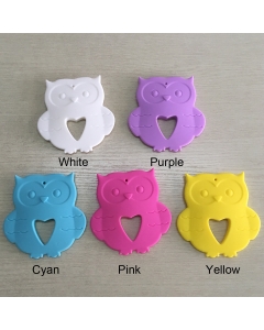 1 piece 100% Food Grade Silicone Owl Teether Non-toxic Baby Teething Toy BPA Free Baby Teething Owl Baby Chewable Owl