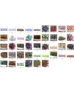 100pcs 20mm striped acrylic rhinestone bubblegum beads