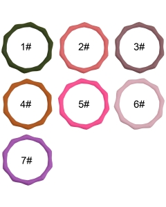 10pcs 95mm bamboo silicone bangle