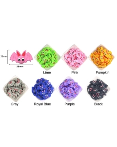 10pcs silicone bat beads BPA free Halloween silicone beads 100% food grade silicone beads