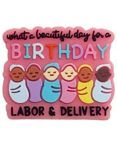 10pcs Birthday Labor & Delivery Silicone Focal Beads