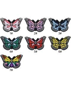 10pcs Butterfly Silicone Focal Beads