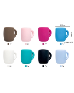 10pcs coffee mug silicone beads 100% food grade silicone beads