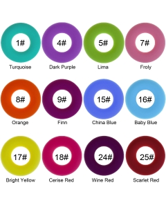 silicone donut beads