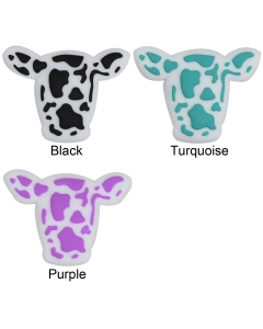 cow head silicone focal beads for DIY craft