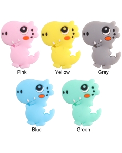dancing dinosaur silicone focal beads for DIY craft