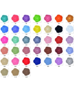 double-sided silicone rose flower beads