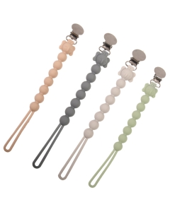 10pcs elephant silicone pacifier chain baby pacifier clips