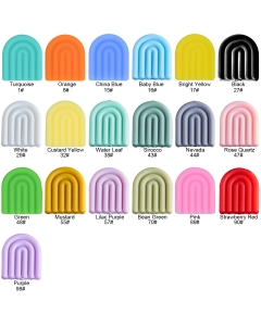silicone arch beads