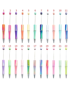 Iridescent Opal Beadable Ballpoint Pens