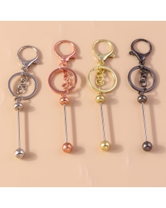 metal beadable keychain bars