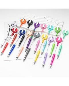 50pcs Plastic Beadable Ballpoint Pen Reels