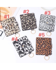 printed wallet with a key ring