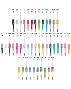50pcs Rhinestone Beadable Ballpoint Pens