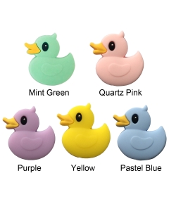 side view duck silicone focal beads for DIY craft
