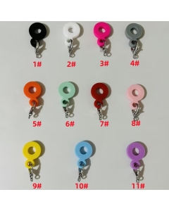 10pcs Silicone Straw Charm Attachments