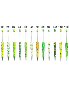 50pcs St. Patrick's Day Printed Beadable Ballpoint Pens