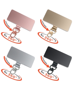 stainless steel swivel pad for phone to connect lanyard