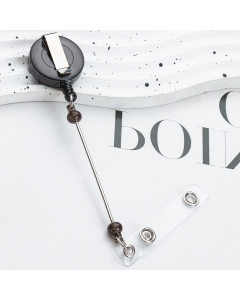 10pcs Transparent Beadable Badge Reel Bars