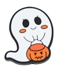 trick-or-treating ghost silicone focal beads for DIY craft
